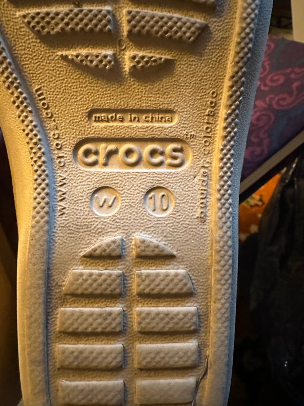 CROCS Women’s Leopard Print Wedge Sandals - Tan - Picture 8 of 8